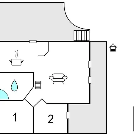 Semesterbostad Two-bedroom Holiday In *
